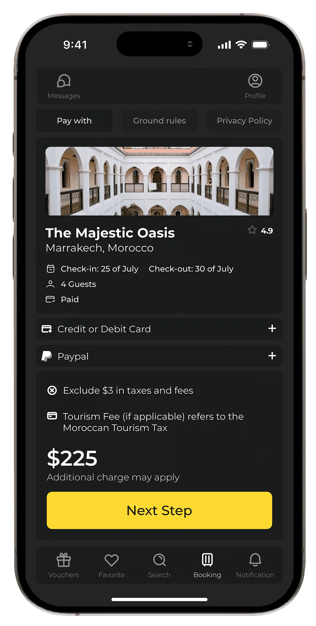 Hotels.com: Payment
