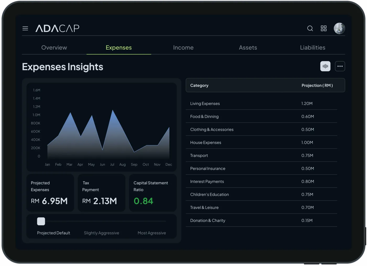 ADACAP: Expenses Insights