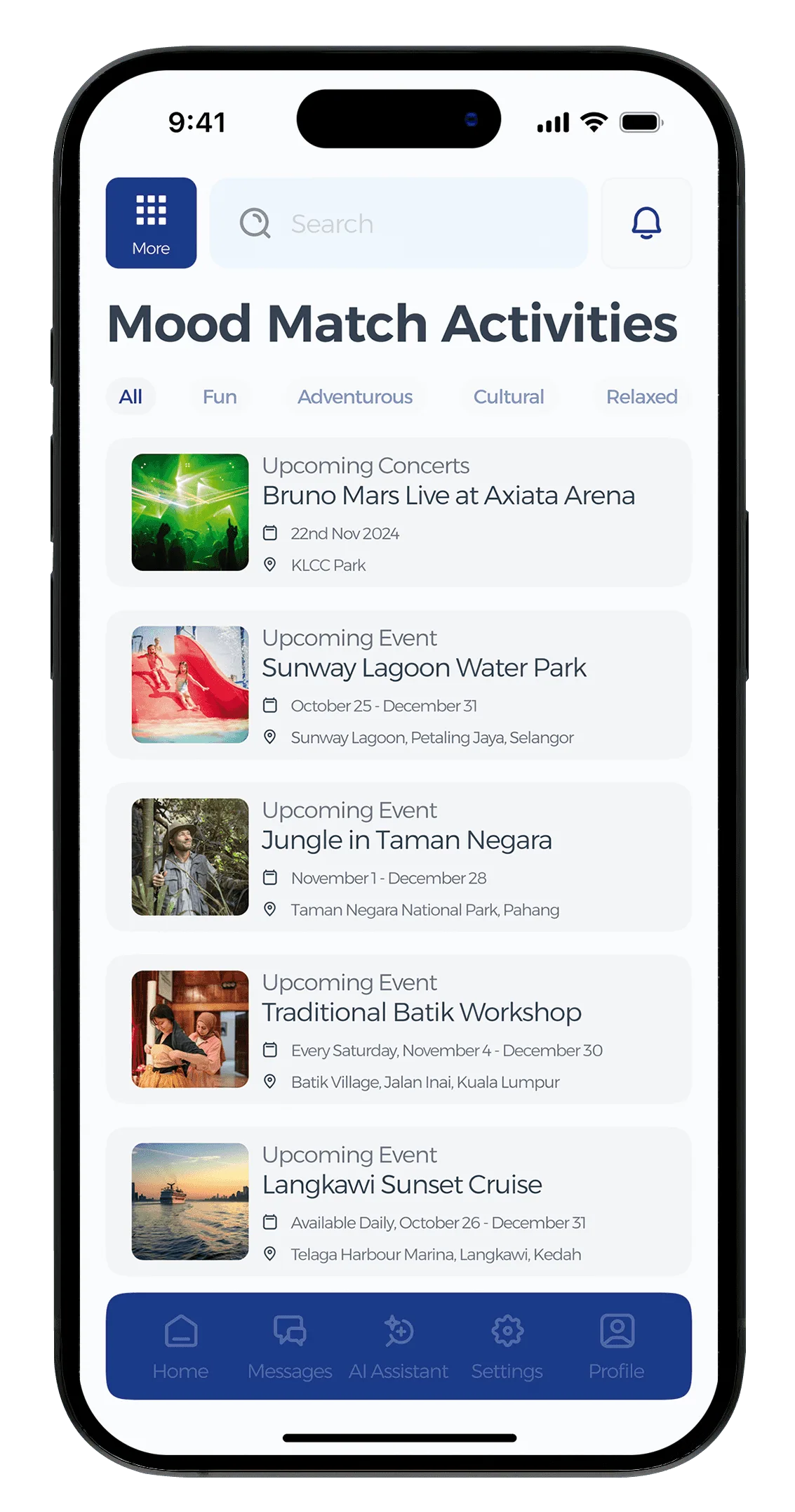 Explore Malaysia: Mood Match