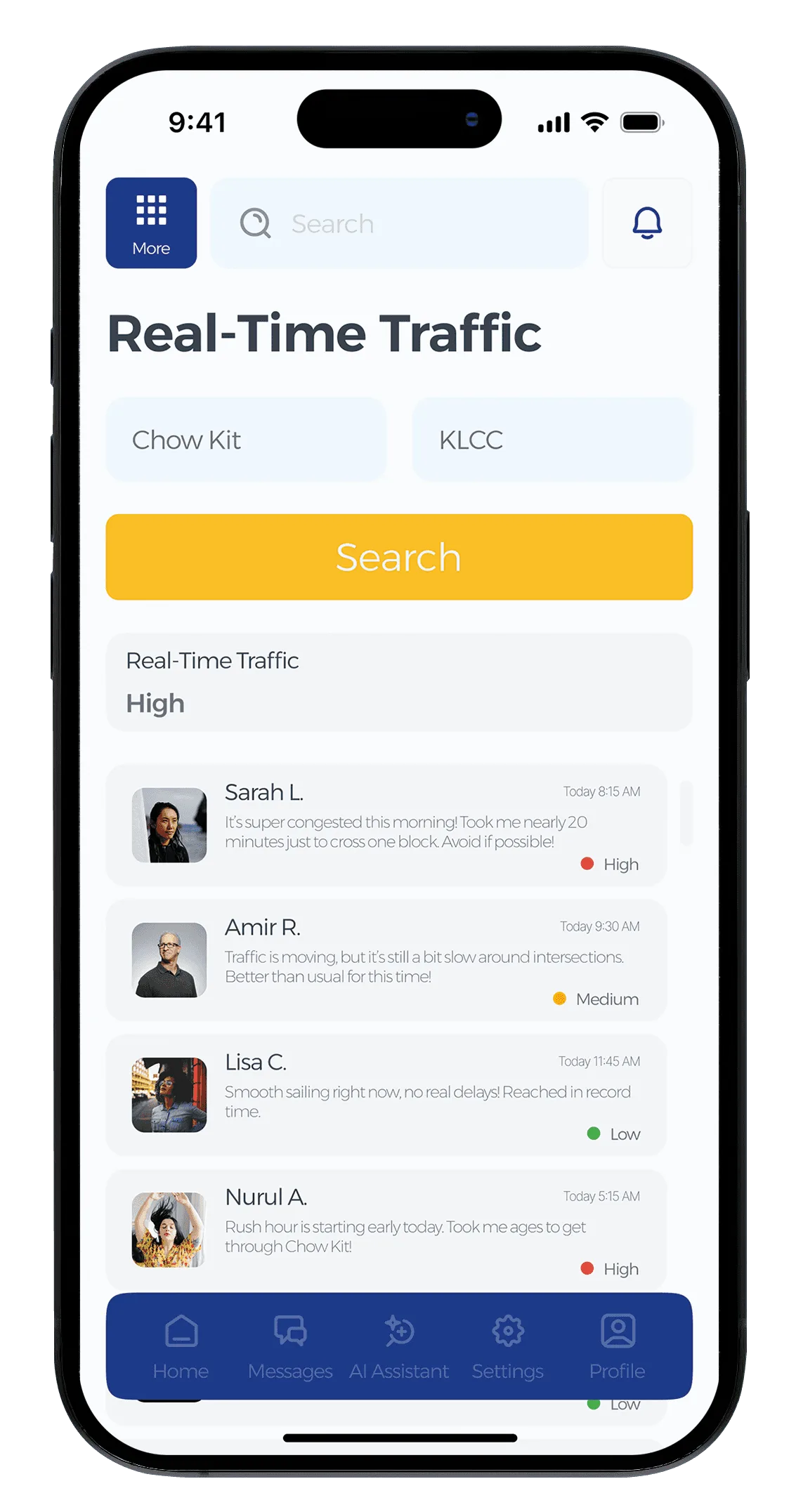 Explore Malaysia: Real-Time Traffic