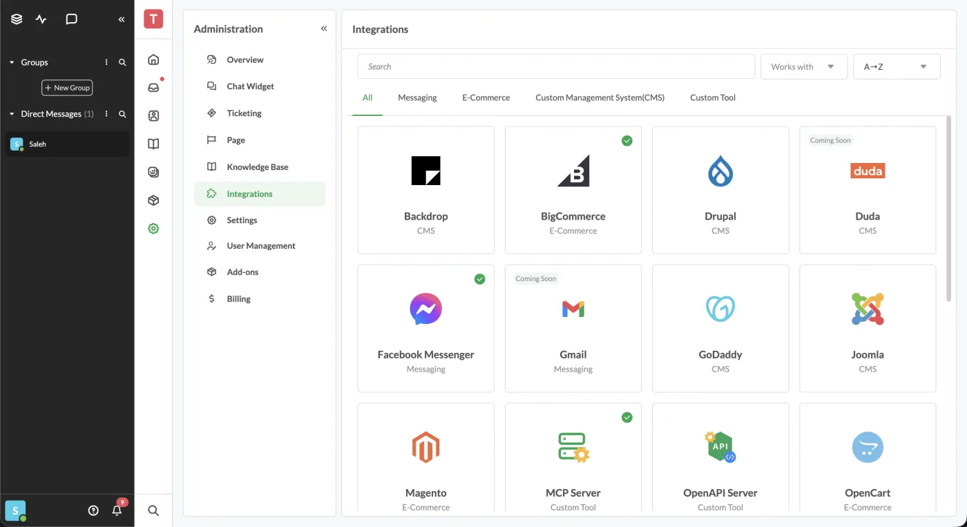 Enhancement for Integrations: Integrations, light theme